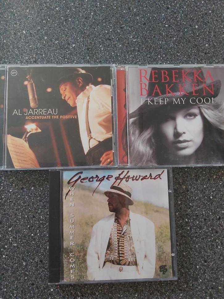 SETJE VAN 3 JAZZ CD'S (JARREAU, BAKKEN, HOWARD), Cd's en Dvd's, Cd's | Jazz en Blues, Ophalen of Verzenden