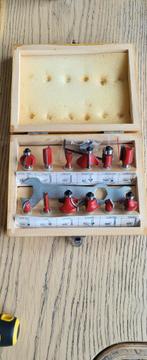 Set freesjes, Doe-het-zelf en Verbouw, Gereedschap | Freesmachines, Ophalen, Zo goed als nieuw, Bovenfrees