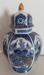 Vintage Japanse  Gemberpot met Pauwen., Ophalen of Verzenden