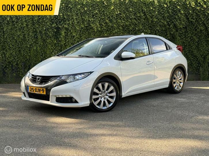 Honda Civic 1.8 Executive | Automaat | Leder | Camera, Auto's, Honda, Bedrijf, Te koop, Civic, ABS, Achteruitrijcamera, Airbags