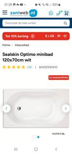 Bad 120 x 70 nieuw in verpakking, Doe-het-zelf en Verbouw, Sanitair, Ophalen of Verzenden, Nieuw, Bad