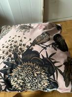 Mooi velours kussen roze, goud en zwart, Huis en Inrichting, Woonaccessoires | Kussens, Ophalen of Verzenden, Zo goed als nieuw