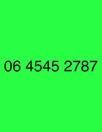 Makkelijke Telefoonnummer - 06 4545 2787