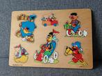 Houten puzzel Sesamstraat, 2 tot 4 jaar, Ophalen of Verzenden, Zo goed als nieuw, Van hout
