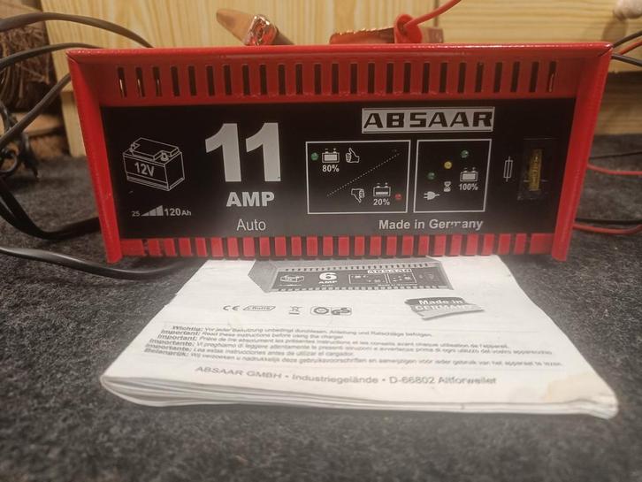 Absaar Acculader - 11 Ampère, Auto-onderdelen, Accu's en Toebehoren, Universele onderdelen, Gebruikt, Ophalen of Verzenden