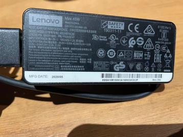 Lenovo 45W AC adapter USB-C - inclusief netsnoer beschikbaar voor biedingen