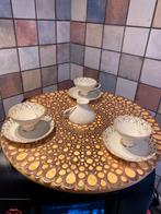 Bareuther Waldsassen Bavaria,4 espresso kopjes met 3 schotel, Antiek en Kunst, Ophalen of Verzenden