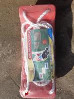 Kunststof schommelzitje rood met pp touw, Ophalen, Nieuw