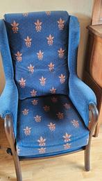 Elegant fauteuil met motief, Ophalen, Gebruikt, Klassiek, 75 tot 100 cm