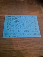 Oude QSL kaart - Witte Reus Fons - Bilthoven, Ophalen of Verzenden