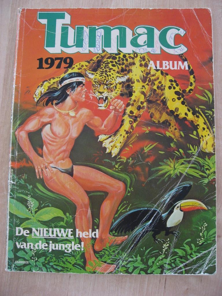 Tumac. Album. 1979. De nieuwe held van de Jungle., Boeken, Eén stripboek, Ophalen of Verzenden, Gelezen