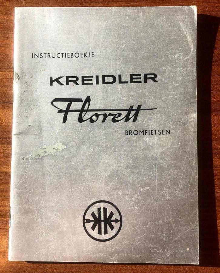KREIDLER Florett Instructieboekje 1976, Fietsen en Brommers, Handleidingen en Instructieboekjes, Gebruikt, Verzenden