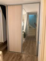 Schuifdeuren met rails voor inbouwkast (gratis), Ophalen, Gebruikt, 80 tot 100 cm, 215 cm of meer