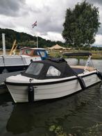 PRACHTIGE OUDHUYZER 616 TENDER 60 PK, Ophalen, 6 meter of meer, Zo goed als nieuw, Buitenboordmotor