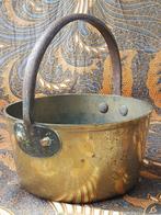 Mooie zware antieke kookpot uit Engeland van koper uit 1880., Ophalen of Verzenden, Koper