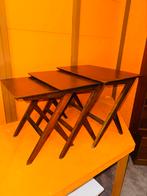 Vintage nesting set bijzettafels door Bengt Ruda Zweden, Huis en Inrichting, Tafels | Bijzettafels, Ophalen, A, A, A