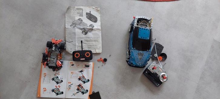 Meccano 2 auto's, Kinderen en Baby's, Speelgoed | Educatief en Creatief, Zo goed als nieuw, Bouwen, Ophalen of Verzenden