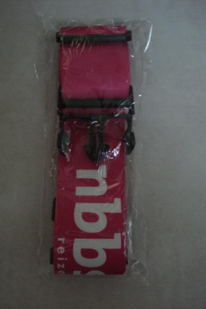 Nieuw in verpakking roze nylon kofferriem 180 cm koffer riem, Sieraden, Tassen en Uiterlijk, Koffers, Nieuw, Zacht kunststof, Ophalen of Verzenden