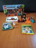 3 lego minecraft sets 21185 en 2 andere setjes, Ophalen of Verzenden, Zo goed als nieuw, Complete set, Lego