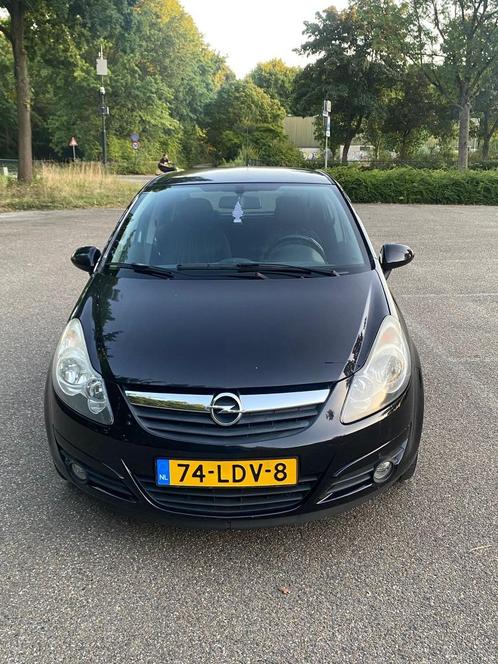 Opel Corsa 1.4 16V 5D 2010 Zwart (prijs is onderhandelbaar), Auto's, Opel, Particulier, Corsa, ABS, Cruise Control, Elektrische buitenspiegels