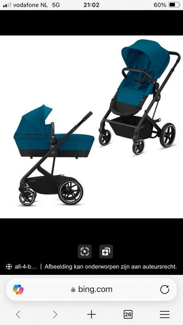Cybex Balios Combiwagen + Maxi-Cosi adapters beschikbaar voor biedingen