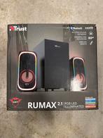 Trust GXT635 RUMAX RGB BT 2.1 SPEAKER SET, Trust, Ophalen of Verzenden, Zo goed als nieuw, Trust