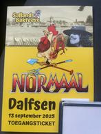 Ticket Normaal Salland bakfeest, Tickets en Kaartjes, Concerten | Nederlandstalig, Eén persoon, September