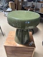 Bijzettafel Ø38x42 cm DAKWA glanzend donker olijf groen, Huis en Inrichting, Tafels | Kaptafels, Ophalen, Minder dan 50 cm, -