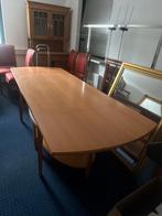 Uitschuifbare ovale eettafel, Ophalen, Gebruikt, 100 tot 150 cm, Vijf personen of meer