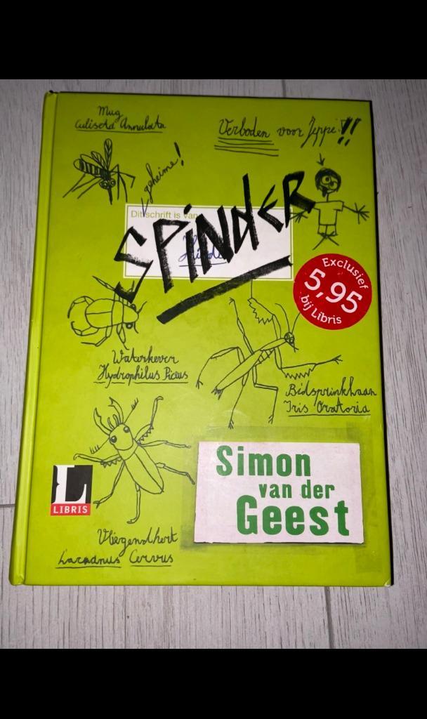 Simon vd Geest - Spinder, Boeken, Kinderboeken | Jeugd | 10 tot 12 jaar, Nieuw, Ophalen of Verzenden