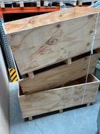3x houten transportkist krat / palletbak, Doe-het-zelf en Verbouw, Kratten en Dozen, Ophalen, Doos, 100 cm of meer, 60 cm of meer