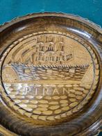 Wandbord met boot houtsnijwerk piran, Huis en Inrichting, Woonaccessoires | Wanddecoraties, Ophalen of Verzenden, 'T Olde Gre-j