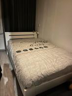 Twijfelaar wit Leen bakker, Huis en Inrichting, Slaapkamer | Bedden, Wit, Ophalen of Verzenden, Zo goed als nieuw, Twijfelaar