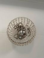 Plafondlamp met glazen details, Huis en Inrichting, Ophalen, Gebruikt, Metaal