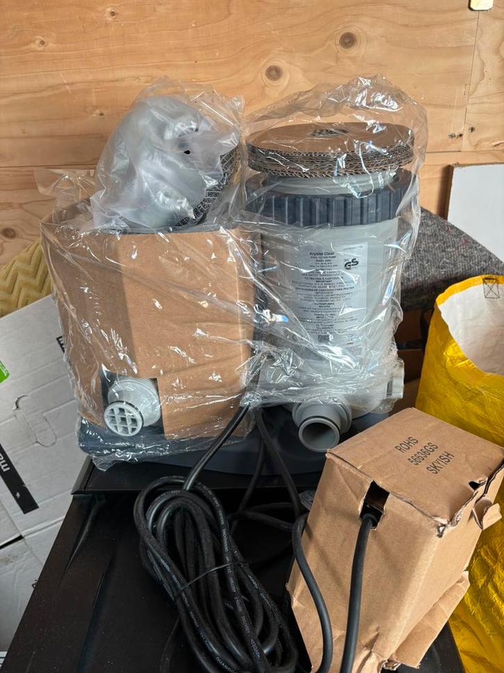 Intex C1500 filterpomp - 5678 liter/uur, cartridge A, Tuin en Terras, Zwembad-toebehoren, Zo goed als nieuw, Ophalen