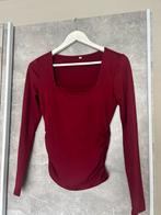 Bordeaux top s, Kleding | Dames, Tops, Ophalen of Verzenden, Zo goed als nieuw, Rood, Zonder mouw