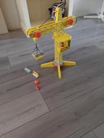Houten hijskraan met toebehoren,  nieuw in doos, Kinderen en Baby's, Speelgoed | Houten speelgoed, Ophalen of Verzenden, Nieuw