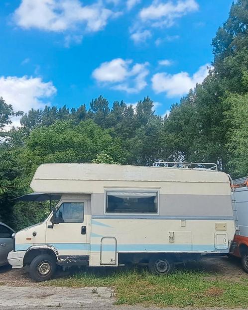 Fiat ducato oldtimer camper belastingvrij 83 APK alle milieu, Caravans en Kamperen, Campers, Particulier, tot en met 5, Integraal