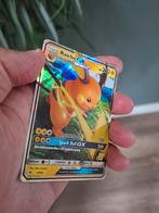 Raichu GX pokemon kaart., Ophalen of Verzenden, Zo goed als nieuw, Losse kaart