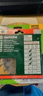 Metabo zaagblad 167 x 20, Doe-het-zelf en Verbouw, Gereedschap | Zaagmachines, Cirkelzaag, Nieuw, Ophalen of Verzenden, 30 tot 70 mm