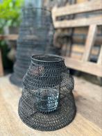 Set PTMD draad windlichten vismand, Huis en Inrichting, Woonaccessoires | Kandelaars en Kaarsen, Ophalen of Verzenden, Zo goed als nieuw