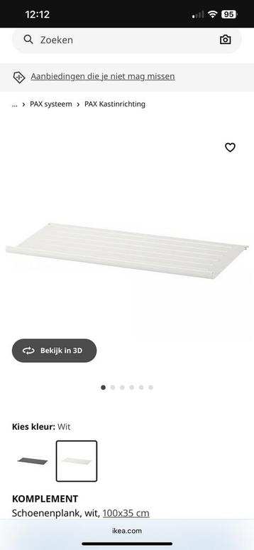 2 schoenenrekken pax ikea - afbeelding 1