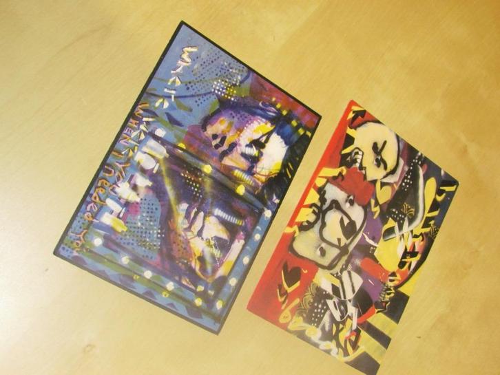 Herman Brood - Kaarten (2 stuks uit serie Brood), Verzamelen, Ansichtkaarten | Nederland, Noord-Brabant, 1980 tot heden, Ophalen of Verzenden