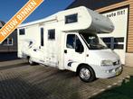 Frankia Comfort Class 6pers / xxl garage, Caravans en Kamperen, Campers, Overige merken, Ringverwarming, Fiat, Bedrijf