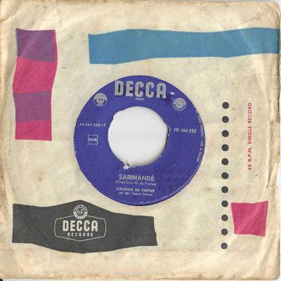 GEORGE de FRETES & zijn SUARA ISTANA  1959  TOPPER !! F865, Gebruikt, 7 inch, Single, Ophalen of Verzenden