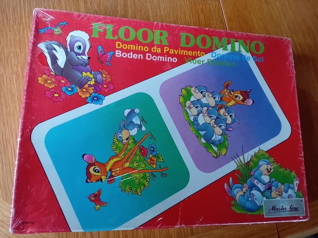 Disney Bambi vloerdomino, Ophalen of Verzenden, Bambi of Dumbo, Gebruikt, Beeldje of Figuurtje