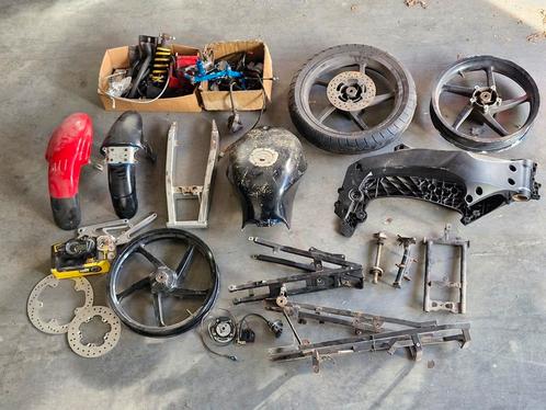 Partij Aprillia RS 50 onderdelen/ project, Fietsen en Brommers, Brommeronderdelen | Algemeen, Gebruikt, Frame, Ophalen of Verzenden
