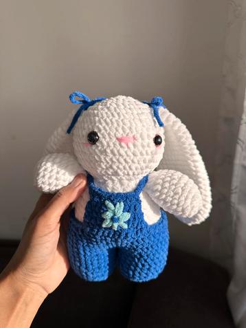 Gehaakt Knuffelkonijn - Handgemaakt beschikbaar voor biedingen