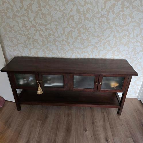 Sidetable, Huis en Inrichting, Tafels | Sidetables, Zo goed als nieuw, 25 tot 50 cm, 150 tot 200 cm, Rechthoekig, Overige houtsoorten