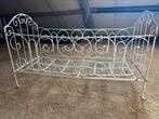 Mooi Antiek/brocante Frans gietijzeren ledikant, Antiek en Kunst, Ophalen
